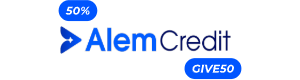 Alemcredit.kz кредитордың логотипі